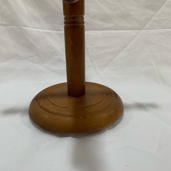 Vintage wood coffee mug stand - Picture 3 of 8